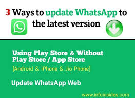 how to update whatsapp to the latest