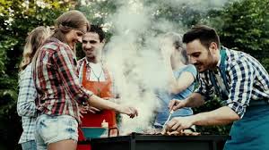 Friends Having a Barbecue Party : vidéo de stock (100 % libre de droit)  18476932 | Shutterstock