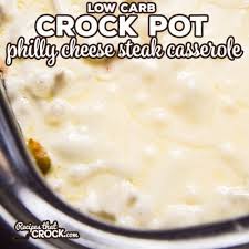 crock pot philly cheese steak cerole