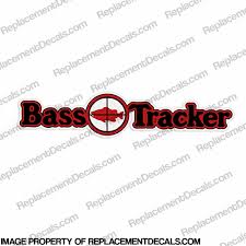 b tracker target boat decal