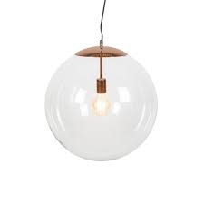 Modern Pendant Lamp 50cm Copper Ball
