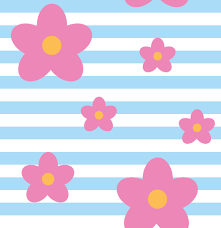 cute seamless pattern with blue white