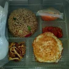 Jual paper cup,packaging makanan,jual kemasan unik,jual lunch box,sablon gelas plastik,kemasan ukm. Jual Nasi Box Nasi Goreng Kota Tangerang Selatan Saung Kolot Tokopedia