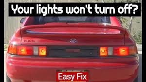 your brake lights stay on and don t go