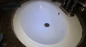 how to clean gunk out of bathroom sink