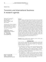 pdf terrorism and international business a research agenda pdf terrorism and international business a research agenda