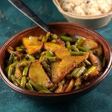 aloo beans green beans curry