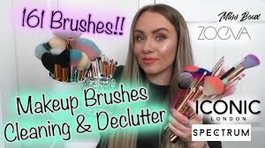 huge makeup brush declutter cleaning