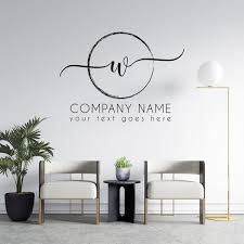 Buy Company Name Logo Wall Decal Custom