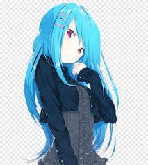 Frau des blauen Haares Anime, Anime, Anime, anime Frau png | PNGEgg