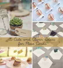 35 Cute And Clever Ideas For Place Cards
