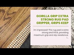 gorilla grip extra strong rug pad