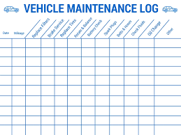 Vehicle Preventive Maintenance Schedule Template Excel
