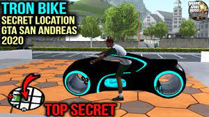 secret tron bike location in gta san