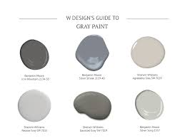 The Best Gray Paint Colors For Your Home W Design Interiors