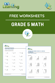 new free grade 5 math worksheets pages