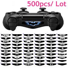 500pcs Hotselling 60 Customs Designs Pvc Decal Skin For Playstation 4 Led Light Bar Decal Sticker For Ps4 Controller Led Decals Skin Designer Skin For Ps4skin Decal Aliexpress