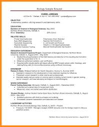 Cover Letter Examples Biology Research Resume Examples and Domov Allstar Construction