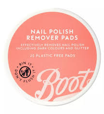 boots nail polish remover pads 25pk