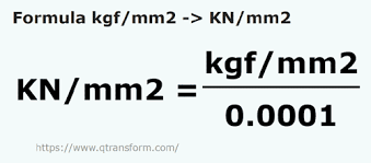 kgf mm2 to kn mm2 convert kgf mm2 to kn mm2