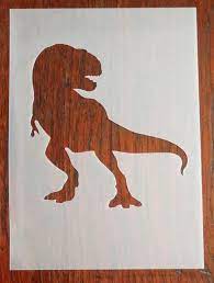 T Rex Dinosaur A5 Stencil Mask Reusable
