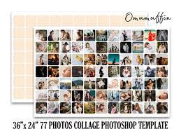 36x24 Wall Poster Collage Template For