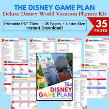 Disney Game Plan Vacation Planner