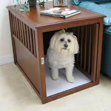 If you weren't wanting to use these as a dog crate, you could leave this large cabinet underneath for storing large items, or, use a shelf pin jig and drill holes to add pins for adjustable shelves to make the most of your storage space. Dog Cage Table Ideas On Foter