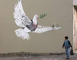 Israel don declare state of emergency for di central city of lod sake of kasala between israelis and palestinian militants. Political Street Art Best Of Banksy Daily Sabah