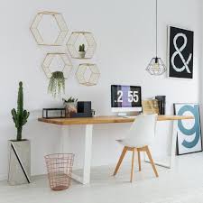 Buy Set Of 4 Gold Hexagon Wall Shelves