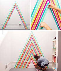 10 Diy Wall Decorations With Washi Tape