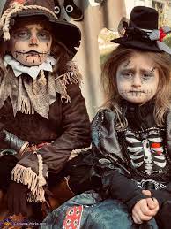 the bone and creepy scarecrow costume