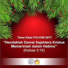 Tema natal tahunan yang dikeluarkan oleh dua lembaga kristen ini akan menjadi acuan bagi seluruh gereja di indonesia dalam menyambut perayaan hal inilah yang disampaikan pgi dan kwi melalui poster tema natal 2020 ini. Tema Natal Pgi 2019 Mastimon Com