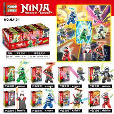 Đồ chơi lắp ráp Non Lego Ninjago Season Phần 12 HJ 104 Trọn bộ 8 hộp Xếp Mô  Hình Ninja Lloyd Cole Jay Kai Unagami Scott