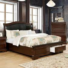 If you can't find the piece you need, let us know, and we will custom build it for you. Transitional Cal King Size Bed Brown Cherry Finish Solid Wood Bedroom Furniture For Sale Online