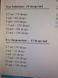 Eye Drop Calculations Asu Beebe Www Asub Edu