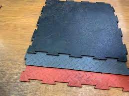gym interlocking rubber floor tiles