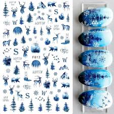 winter woodland nail stickers bellissa
