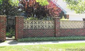 Brick Fences And Gates Brick Fence