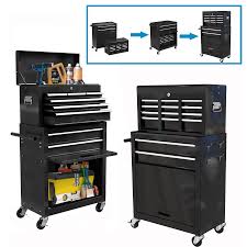 2 in 1 rolling tool chest storage box