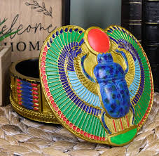 ancient egyptian winged scarab beetle