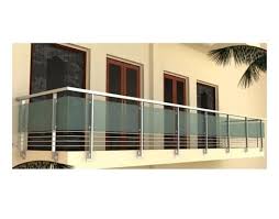 Designer Balcony Glass Railings In