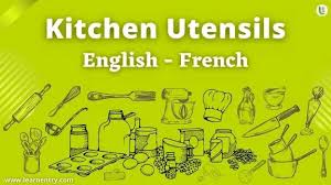 kitchen utensils names in french