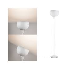 Gambia 1 Lamp Floor Luminaire White Paulmann Lighting