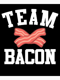 Team Bacon" Greeting Card by trushirtdesigns | Redbubble