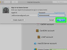 how to sign into game center on a mac