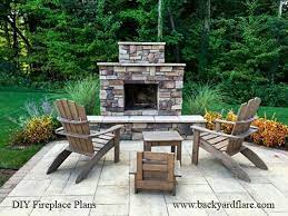 Pima Diy Outdoor Fireplace Plan