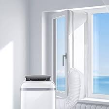 Floor air conditioner with window installation kit for room, office, dorm, bedroom, white. Buy Agptek 300cm Window Seal For Portable Air Conditioner 118 Inch Mobile Ac Unit Soft Cloth Sealing Stop Hot Air With Zip And Adhesive Fastener No Need For Drilling Holes For Tilt Window