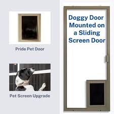 Dog Door In Screen Door Solution For