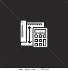 You might want to use a black background because you are going for the 'retro' look. Calculator Icon Vector Photo Free Trial Bigstock